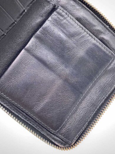 商品画像：2つ折り財布/--/BLK/無地/メンズ 8