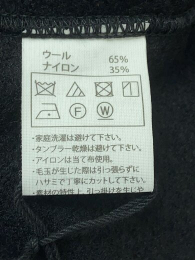 商品画像：ジャケット/L/ウール/BLK/無地/CTE-25A319 4