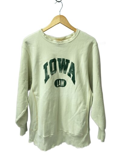 商品画像：スウェット/L/コットン/WHT/無地 1