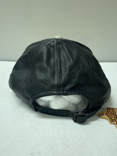 商品画像：キャップ/--/レザー/BLK/メンズ 3
