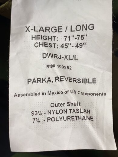 商品画像：ECWCS Parka GEN1 リバーシブル マウンテンパーカ ウッドランドxデザートカモ/KHK 3