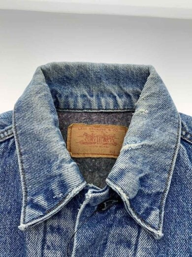 商品画像：80s Vintage 70505 ブランケットライナー デニムトラッカージャケット/38/IDG 5