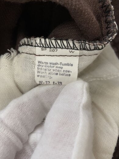 商品画像：83年/ボタン裏536/42TALON/ボトム/32/コーデュロイ/BRW 4