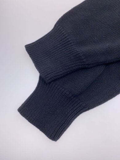 商品画像：KNIT POLO SHIRT/2/ウール/BLK 5