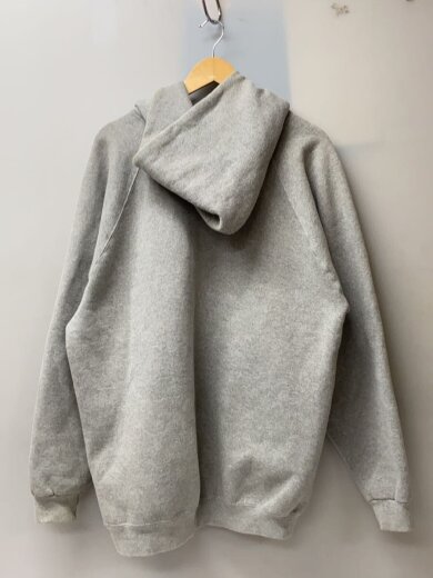 商品画像：90s トレフォイルロゴ ラグラン プルオーバーフーディ パーカー/XL/GRY 2