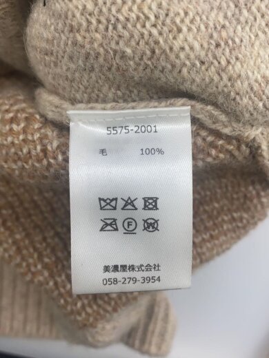 商品画像：25AW シェットランド 5ゲージ ウールカーディガン/M/BEG/総柄/5575-2001// 4