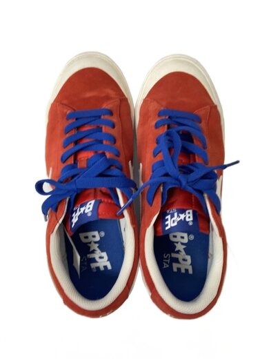 商品画像：BAPE ROAD STA ローカットスニーカー/28cm/RED/スウェード/M191013// 3