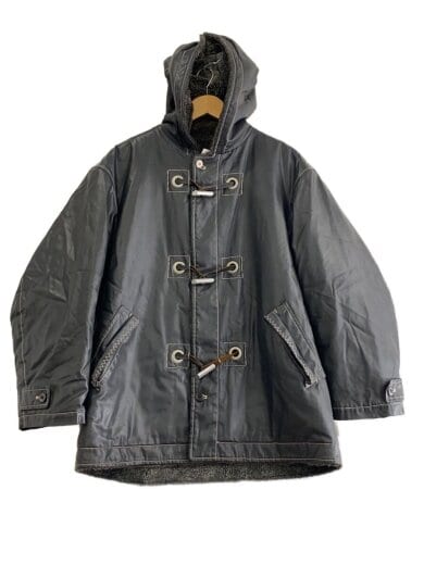 商品画像：コーティング トグルボタン ボアライニング フーデッドジャケット/M/GRY/HRC2563 1