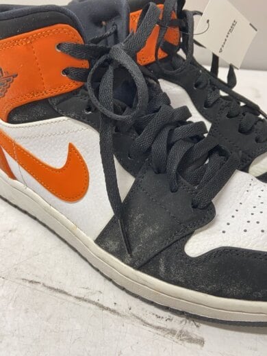 商品画像：AIR JORDAN 1 MID/エアジョーダン1ミッド/ブラック/554724-058/27cm/BLK// 6