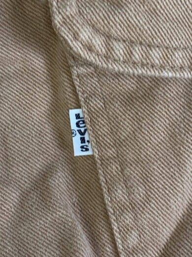 商品画像：70s Vintage 20665 フレア カラーデニムパンツ/28/CML/42TALON/白タブ/スモールe// 3