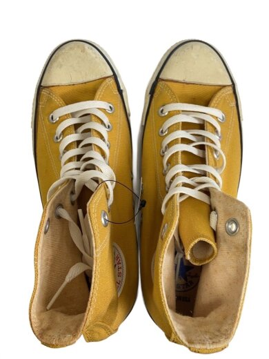 商品画像：90s Vintage Made in USA Allstar Hi ハイカットスニーカー/US7/YLW// 3