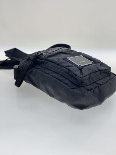 商品画像：ロゴプレート ポケットバッグ/BLK/FA-UX-BAG000020// 4