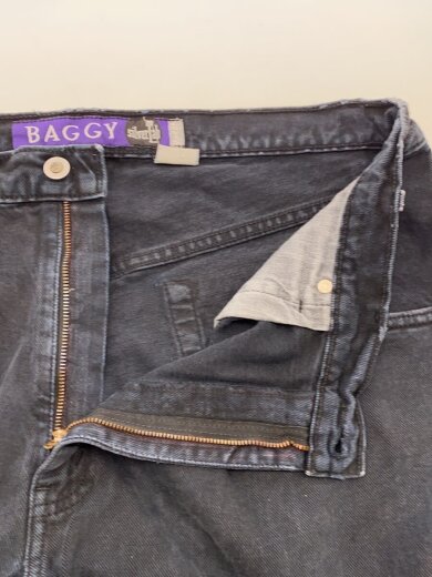 画像：Levi’s SilverTabBAGGY バギー ブラックデニム 後染め/BLK//3