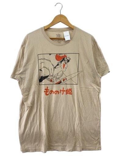 商品画像：00s STUDIO GHIBLI スタジオジブリ もののけ姫 サン Tシャツ/XL/BEG// 1