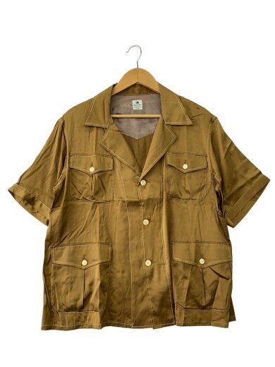 商品画像：SILK SAFARI SHIRT/S/シルク/CML/19SS-SY5-002// 1