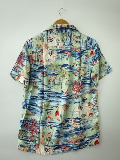 商品画像：Classic Fit レーヨンアロハシャツ/S/GRN/総柄// 2