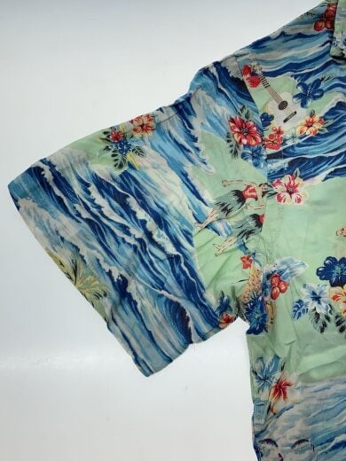 商品画像：Classic Fit レーヨンアロハシャツ/S/GRN/総柄// 5