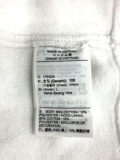 画像：NIKECD6393-100/NIKE LAB/NRG Hoodie/プルーバーパーカー/L/スウォッシュ刺繍/ロゴ4