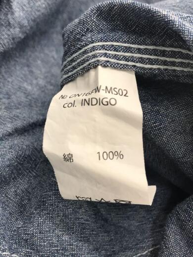 画像：DannerDN16FW-MS02/INDIGO DUNGAREE SHIRT/ダンガリーシャツ/L/フラップポケット4