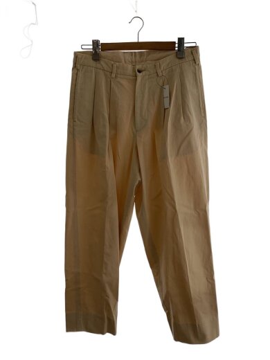 商品画像：ストレートパンツ/2/コットン/BEG/無地 1