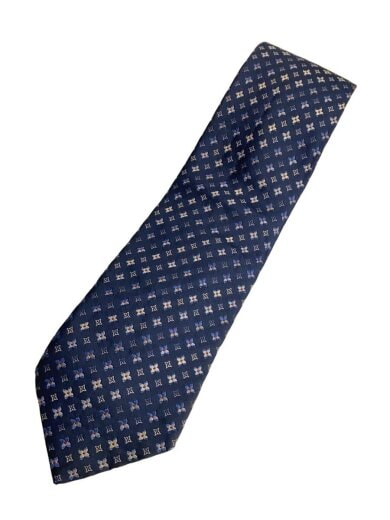 商品画像：ネクタイ/シルク/NVY/モノグラム/メンズ 1