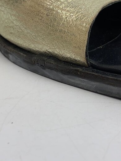 商品画像：サンダル/38/GLD/レザー 8