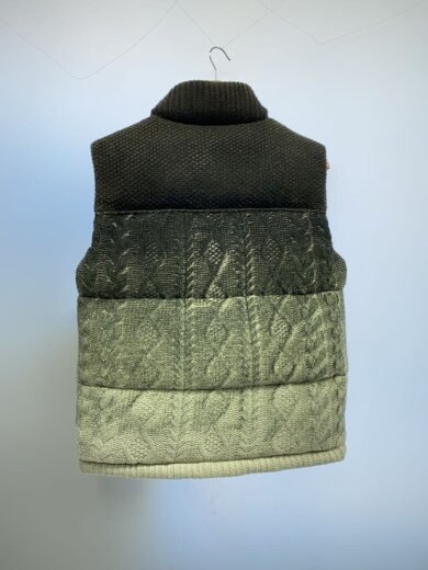 商品画像：ダウンベスト/M/アクリル/GRN/RN93243/綿抜け有/縫い目広がり有り 2