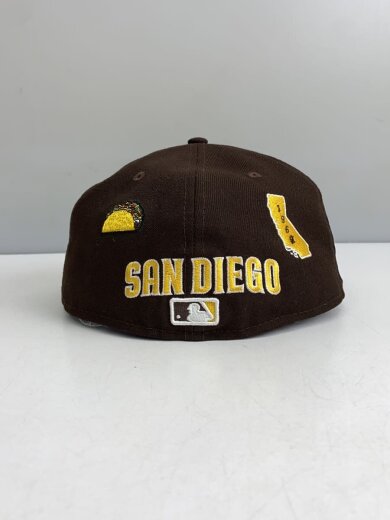 商品画像：キャップ/7 5/8/ポリエステル/BRW/無地/メンズ 3