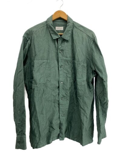 商品画像：SH/長袖シャツ/L/レーヨン/GRN/無地/SH-WLRC-004 1