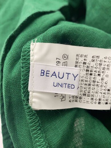 商品画像：ノースリーブワンピース/FREE/リネン/GRN/無地/1626-699-3797// 3