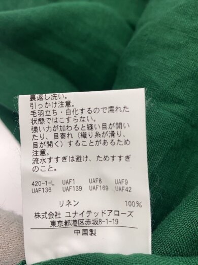 商品画像：ノースリーブワンピース/FREE/リネン/GRN/無地/1626-699-3797// 5