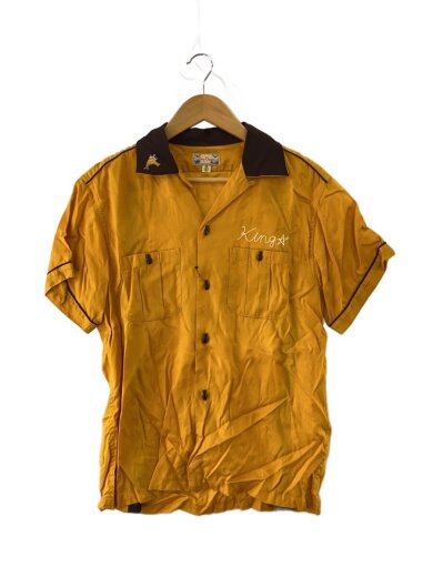 商品画像：半袖シャツ/S/レーヨン/YLW/無地 1