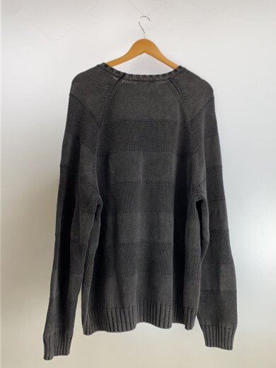 商品画像：ニット・セーター(薄手)/23SS/SMALL BOX STRIPE/XL/コットン/BLK// 2