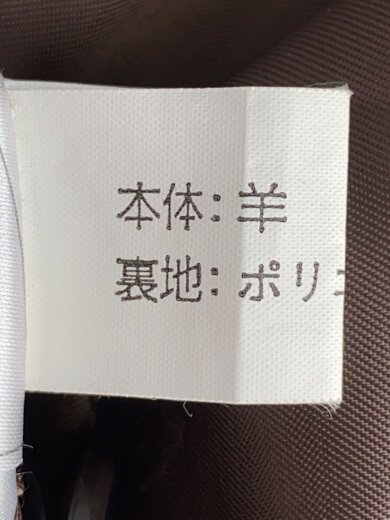 商品画像：コート/M/羊革/BRW 4
