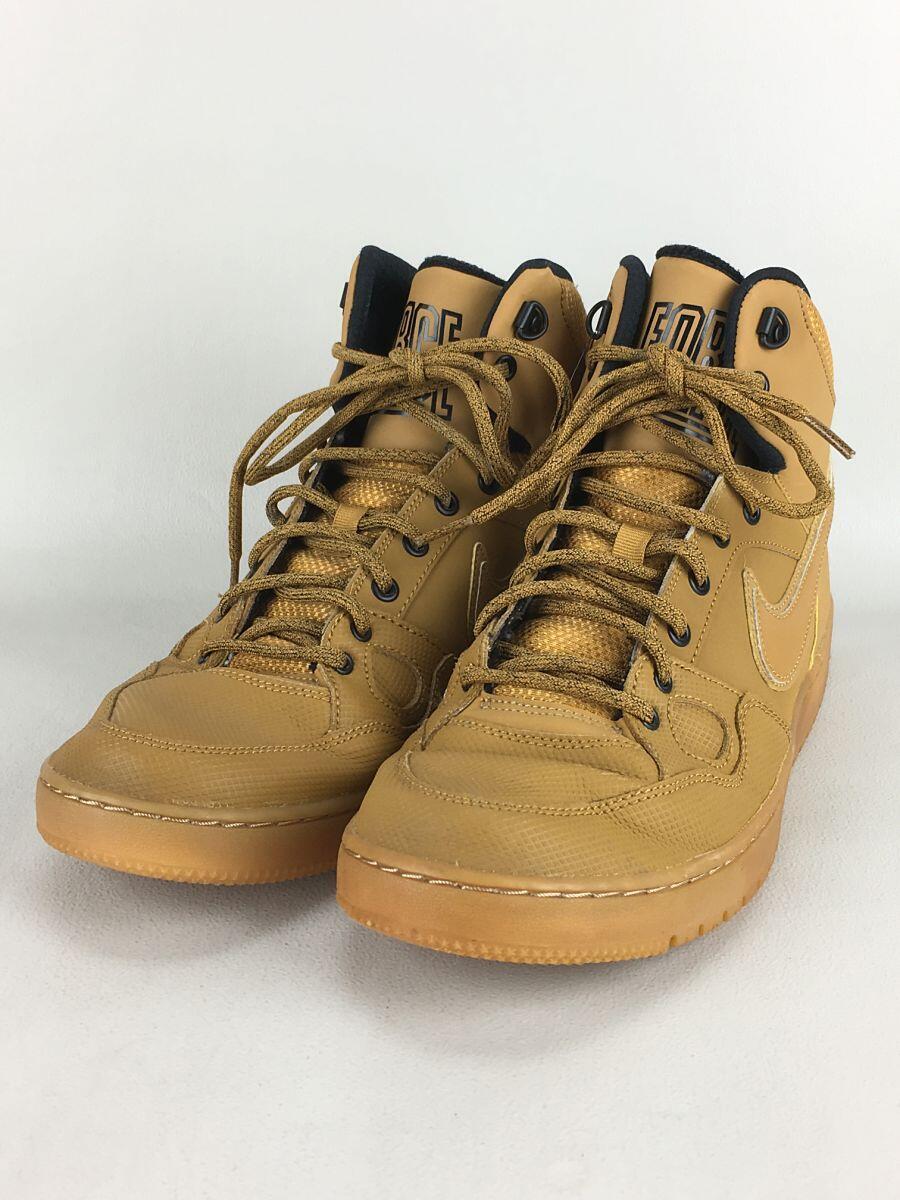 ナイキ ハイカットスニーカー 29cm サンオブフォースミッドウィンター 770 キャメル セール商品
