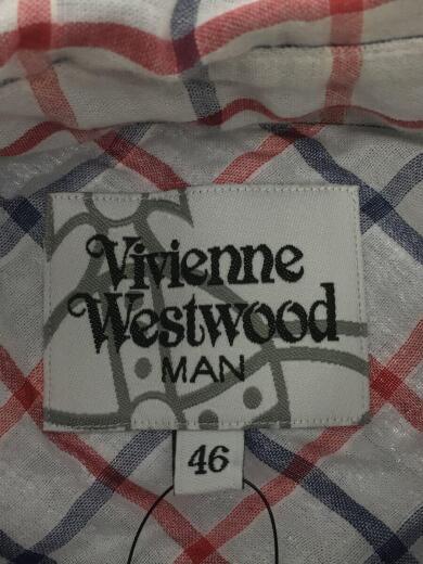 画像：Vivienne Westwood MANチェック柄長袖シャツ/46/コットン/VW-WR-799513