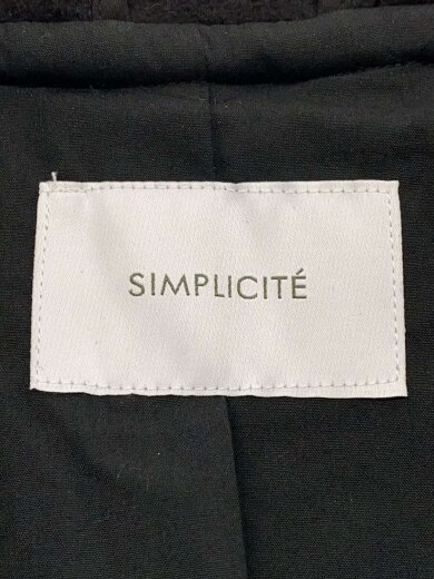 商品画像：ダッフルコート/FREE/ポリエステル/BLK/無地/22-020-700-1060-3-0 3