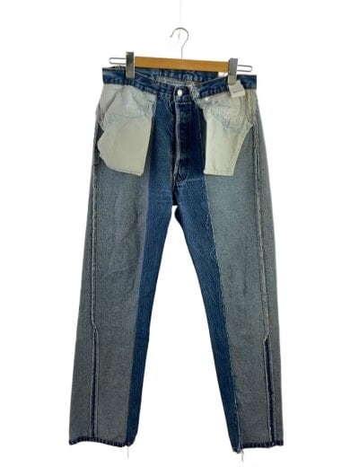 商品画像：ボトム/FREE/コットン/BLU/DC-AW19-RE-08/inside out pants/Levisリメイク 1