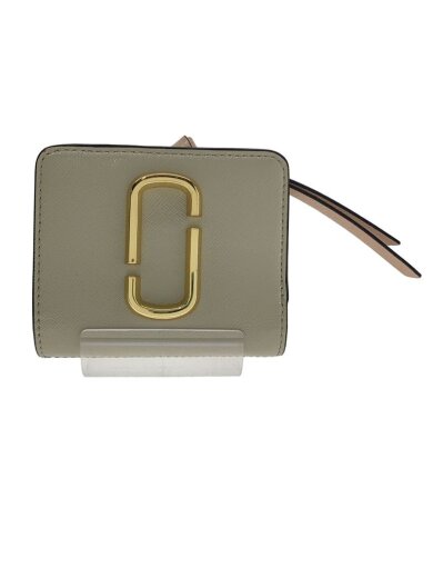 商品画像：2つ折り財布/牛革/PNK/無地/レディース 1