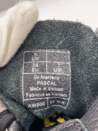 商品画像：レースアップブーツ/UK5/BLK/レザー/13512006 5