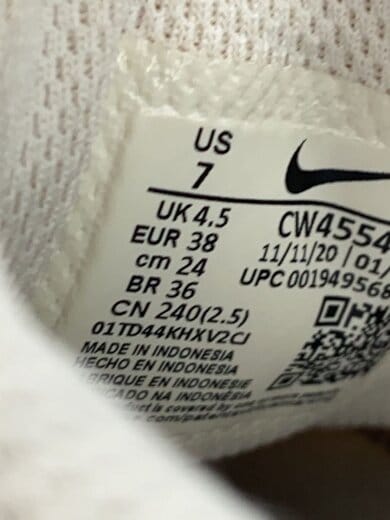 商品画像：AIR MAX SC_エア マックスSC/24cm/WHT/変色汚れ有/使用感有 5