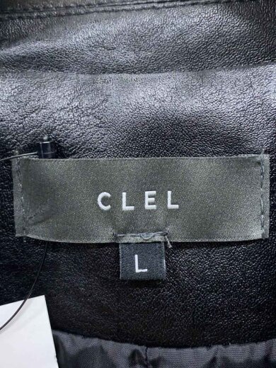 商品画像：ジンテージフェイクレザー゛ルゾン/M/ポリエステル/BLK/CLEjk855/汚れ有 3