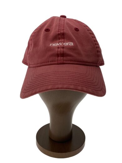 商品画像：キャップ/--/コットン/RED/無地/メンズ/色褪せ有 1