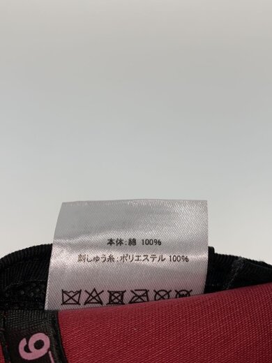 商品画像：キャップ/--/コットン/RED/無地/メンズ/色褪せ有 6