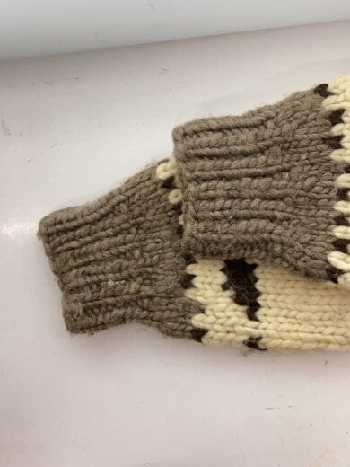 商品画像：カウチンセーター/--/ウール/マルチカラー/アニマル/毛羽立ち有 4