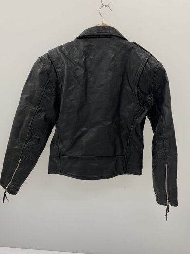 商品画像：ダブルライダースジャケット/S/レザー/BLK/無地/Thinsulate 2