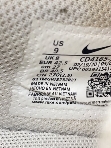 商品画像：ローカットスニーカー_CD4165-100/27cm/WHTAIRMAX EXCEE 5