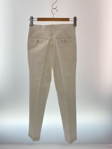 商品画像：トラウザーパンツ/スラックス/44/コットン/WHT/無地/イタリア製 2
