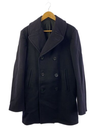 商品画像：PEMBROKE.INC ピーコート/38XL/ウール/NVY/無地/ダメージ変色有/使用感有 1