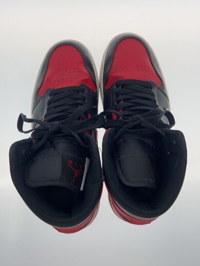 商品画像：AIR JORDAN 1 MID_エアジョーダン 1 ミッド/26.5cm/RED/レザー// 3